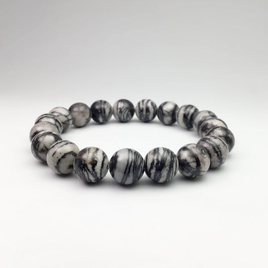 Web Jasper Beaded Bracelet - Rocks and Gems Canada