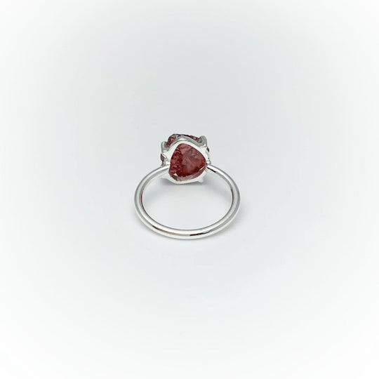 Raw Garnet Ring - Rocks and Gems Canada