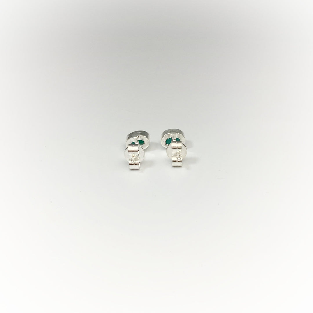 Amazonite Stud Earrings - Rocks and Gems Canada