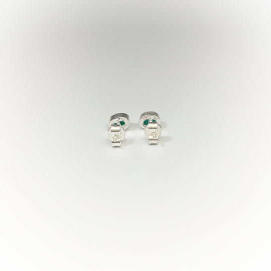 Amazonite Stud Earrings - Rocks and Gems Canada