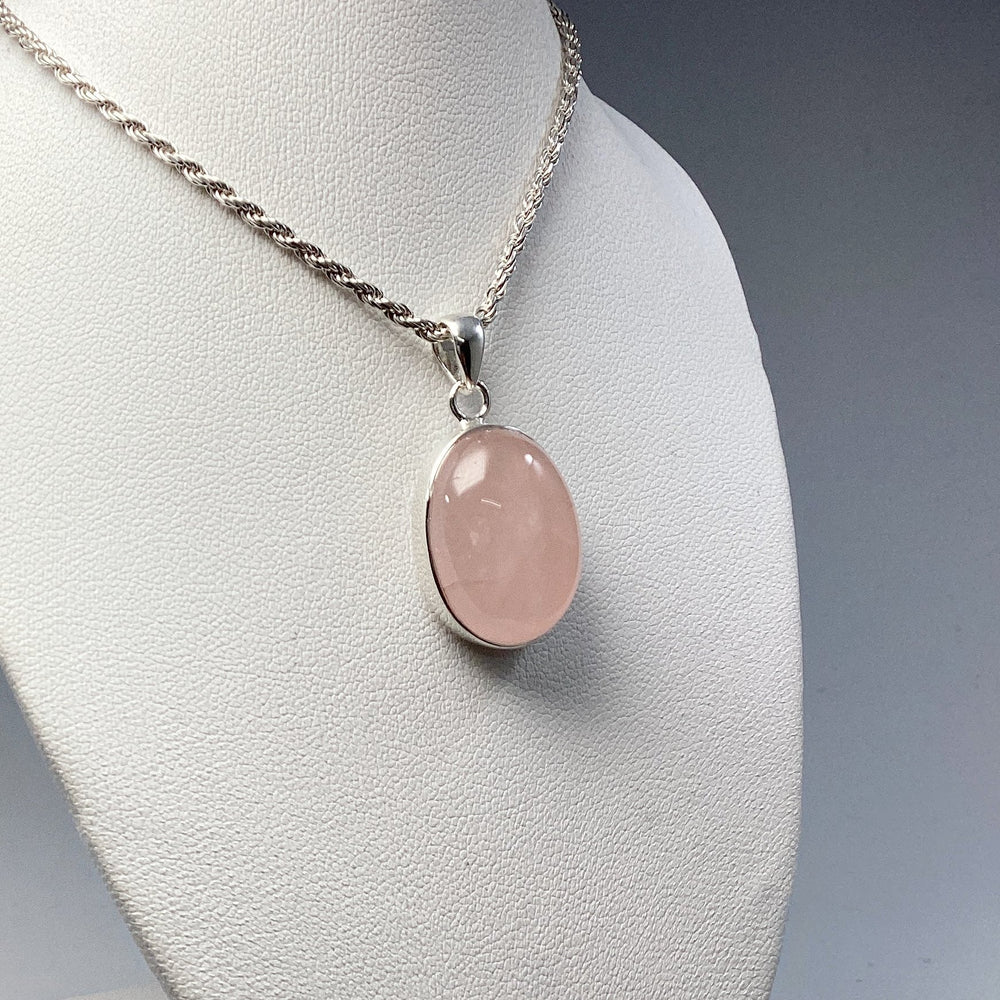 Rose Quartz Pendant - Rocks and Gems Canada