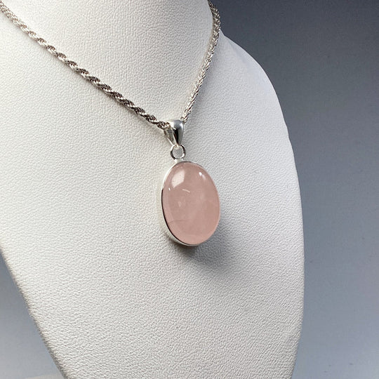 Rose Quartz Pendant - Rocks and Gems Canada