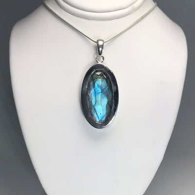 Faceted Labradorite Pendant