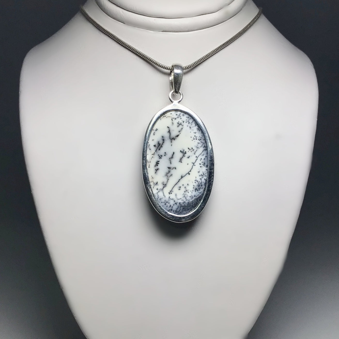 Dendritic Opal Pendant