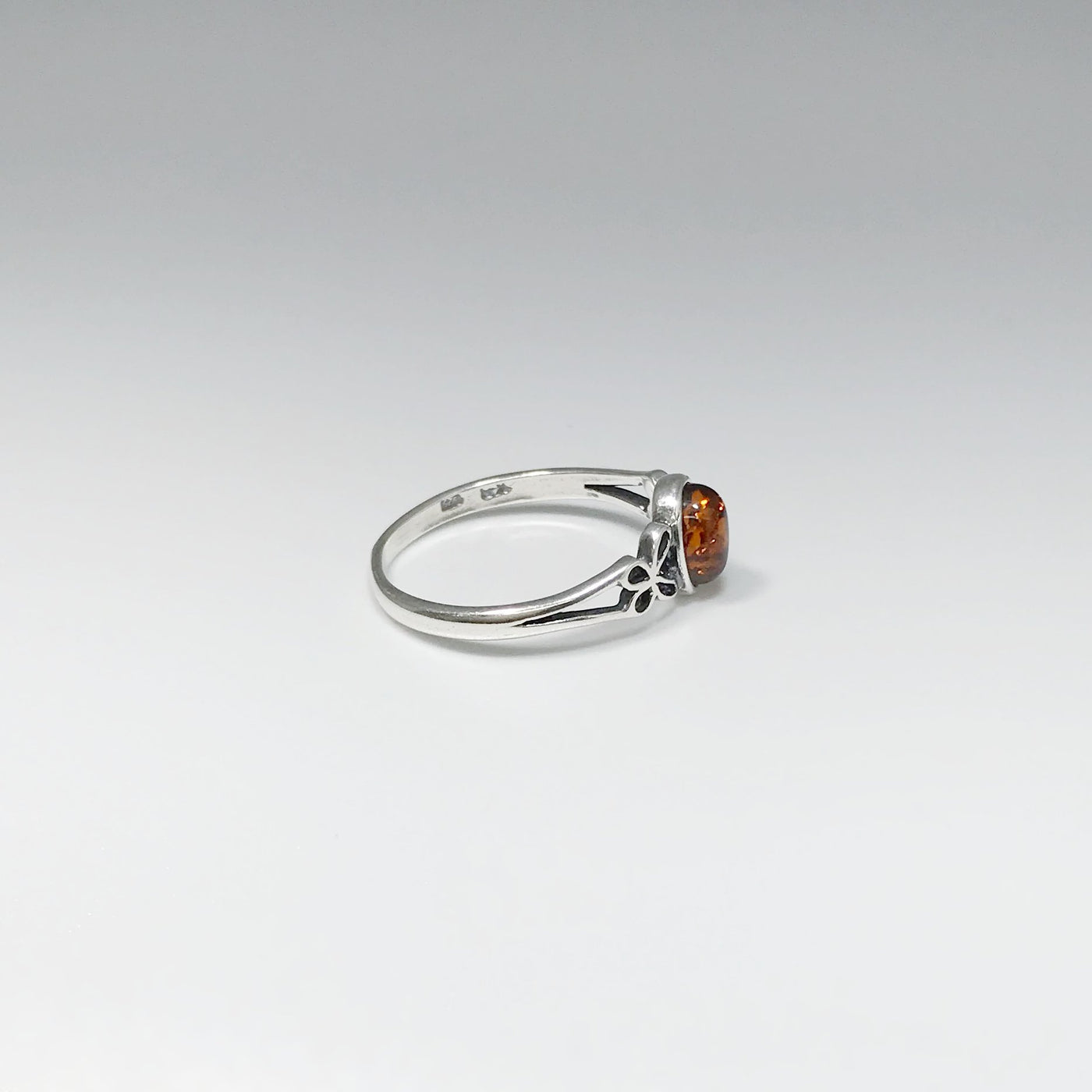 Cognac Amber Ring