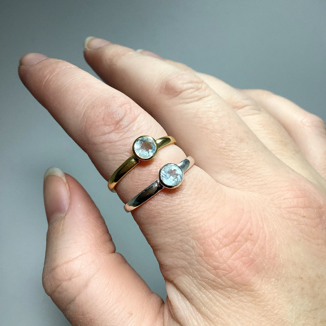 Aquamarine Ring - Rocks and Gems Canada