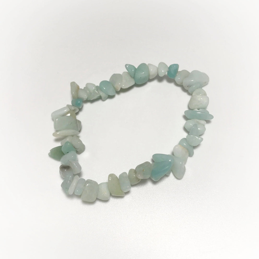 Amazonite Chip Beaded Bracelet - Rocks and Gems Canada