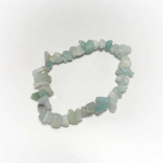 Amazonite Chip Beaded Bracelet - Rocks and Gems Canada