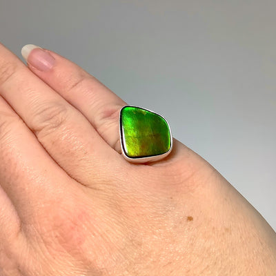 Alberta Ammolite Ring
