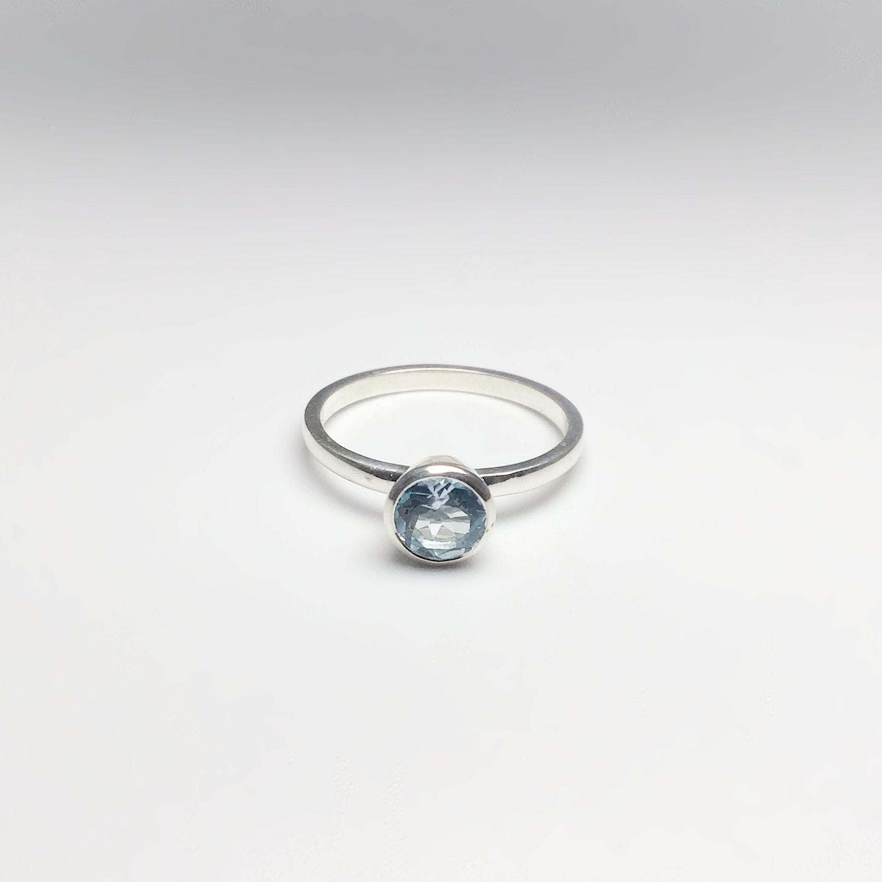 Blue Topaz Ring - Rocks and Gems Canada