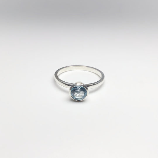 Blue Topaz Ring - Rocks and Gems Canada