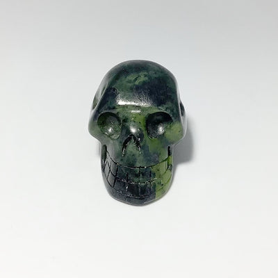 Carved Canadian Jade Skull