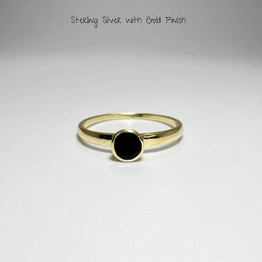 Black Onyx Ring - Rocks and Gems Canada