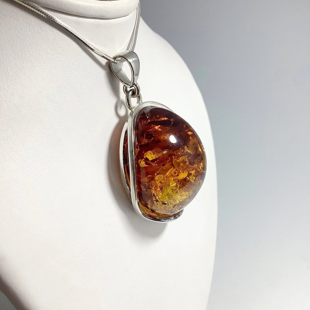 Ombre Amber Pendant - Rocks and Gems Canada