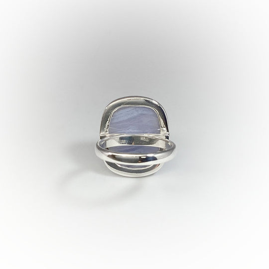 Blue Lace Agate Ring - Rocks and Gems Canada