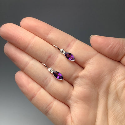 Amethyst Dangle Earrings