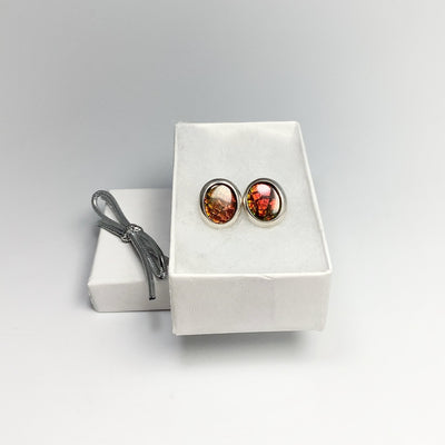 Alberta Ammolite Stud Earrings