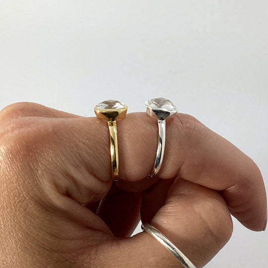 Clear Quartz Ring - Rocks and Gems Canada