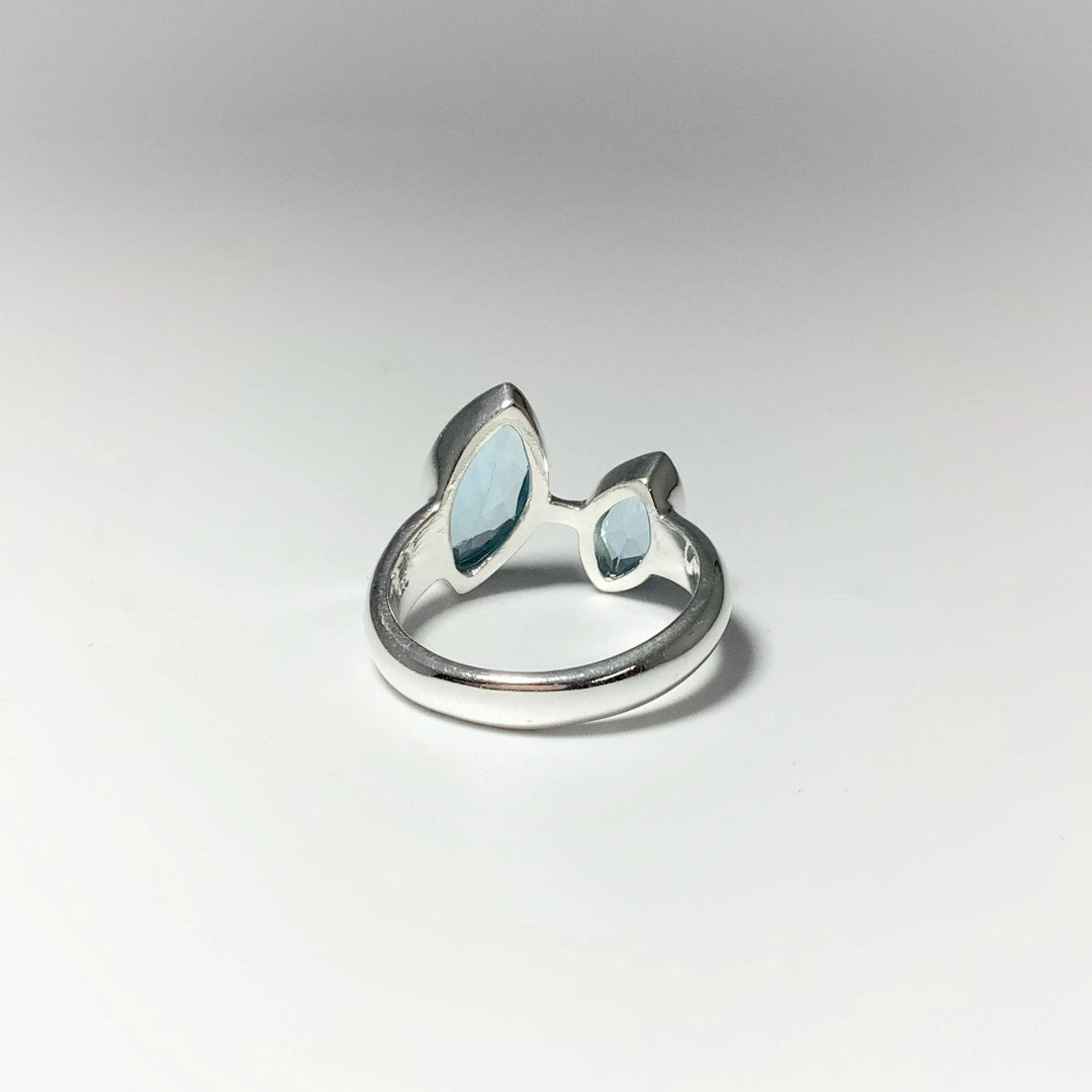 Blue Topaz Ring - Rocks and Gems Canada