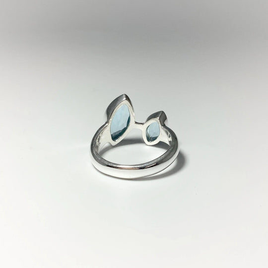 Blue Topaz Ring - Rocks and Gems Canada