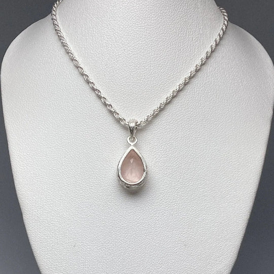 Rose Quartz Pendant - Rocks and Gems Canada