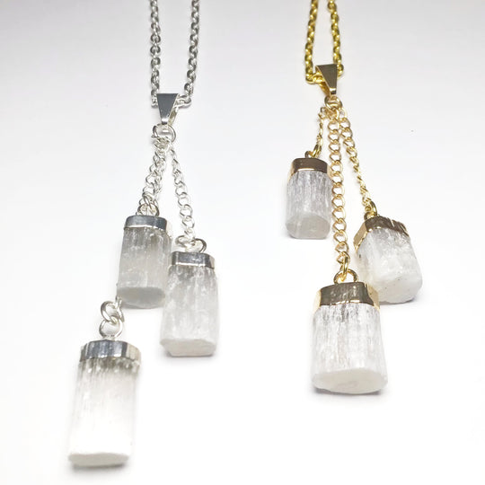 Selenite Necklace - Rocks and Gems Canada