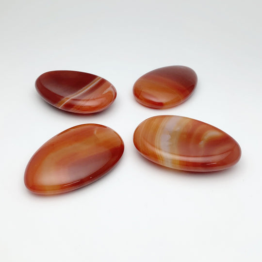 Worry Stone - Carnelian Agate - Rocks and Gems Canada
