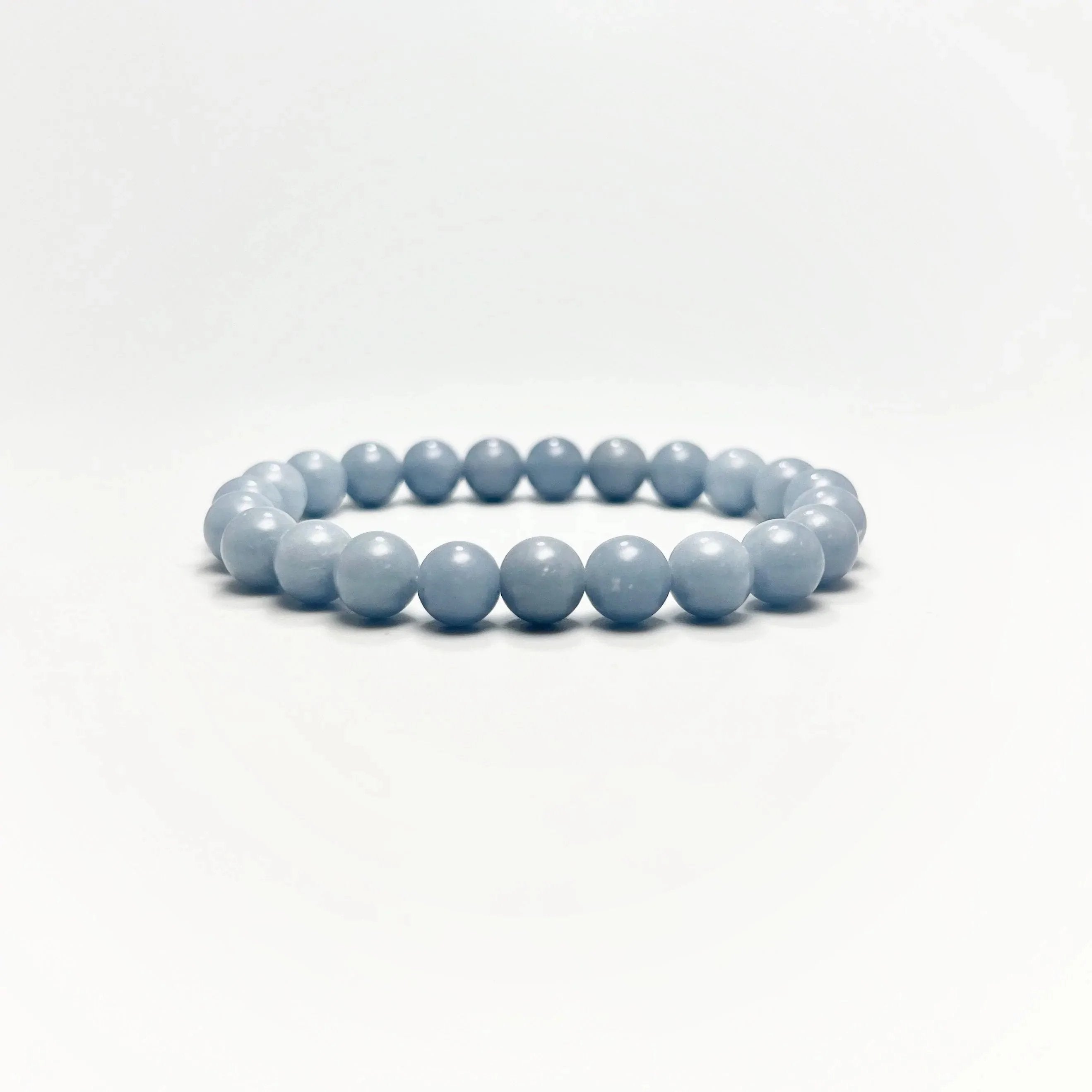 Angelite Beaded Bracelet - Rocks and Gems Canada