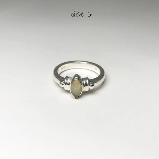 Ethiopian Fire Opal Ring - Rocks and Gems Canada