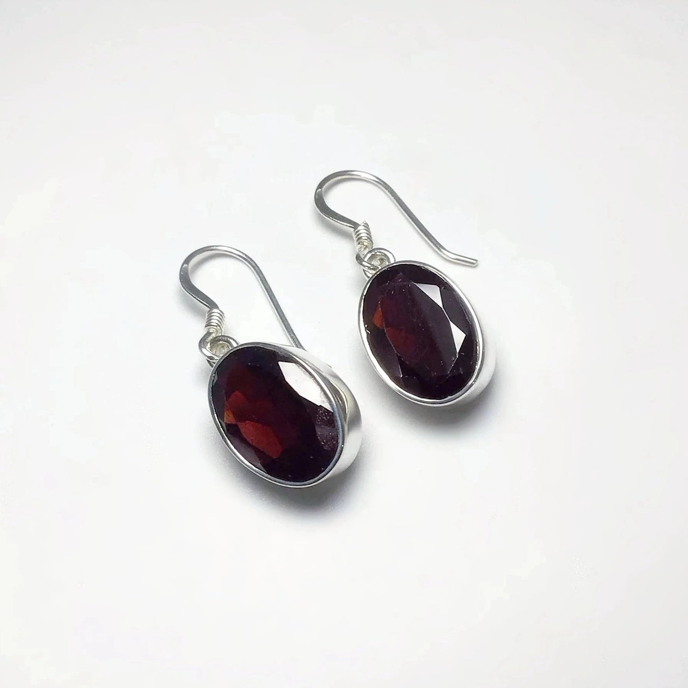 Garnet Dangle Earrings