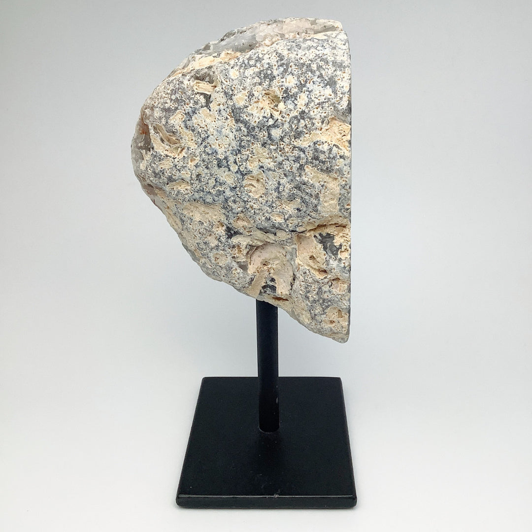Natural Agate Geode on Stand - Rocks and Gems Canada