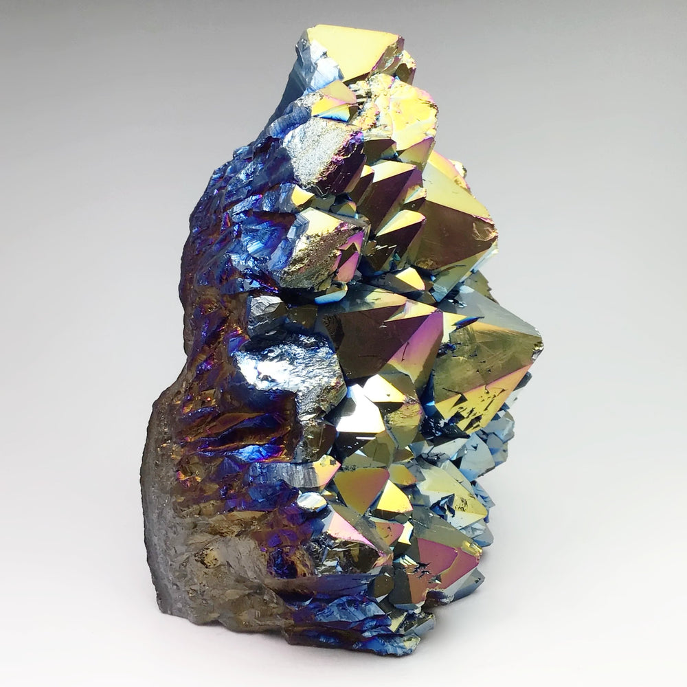 Rainbow Amethyst Druze Cluster Stand Up - Rocks and Gems Canada