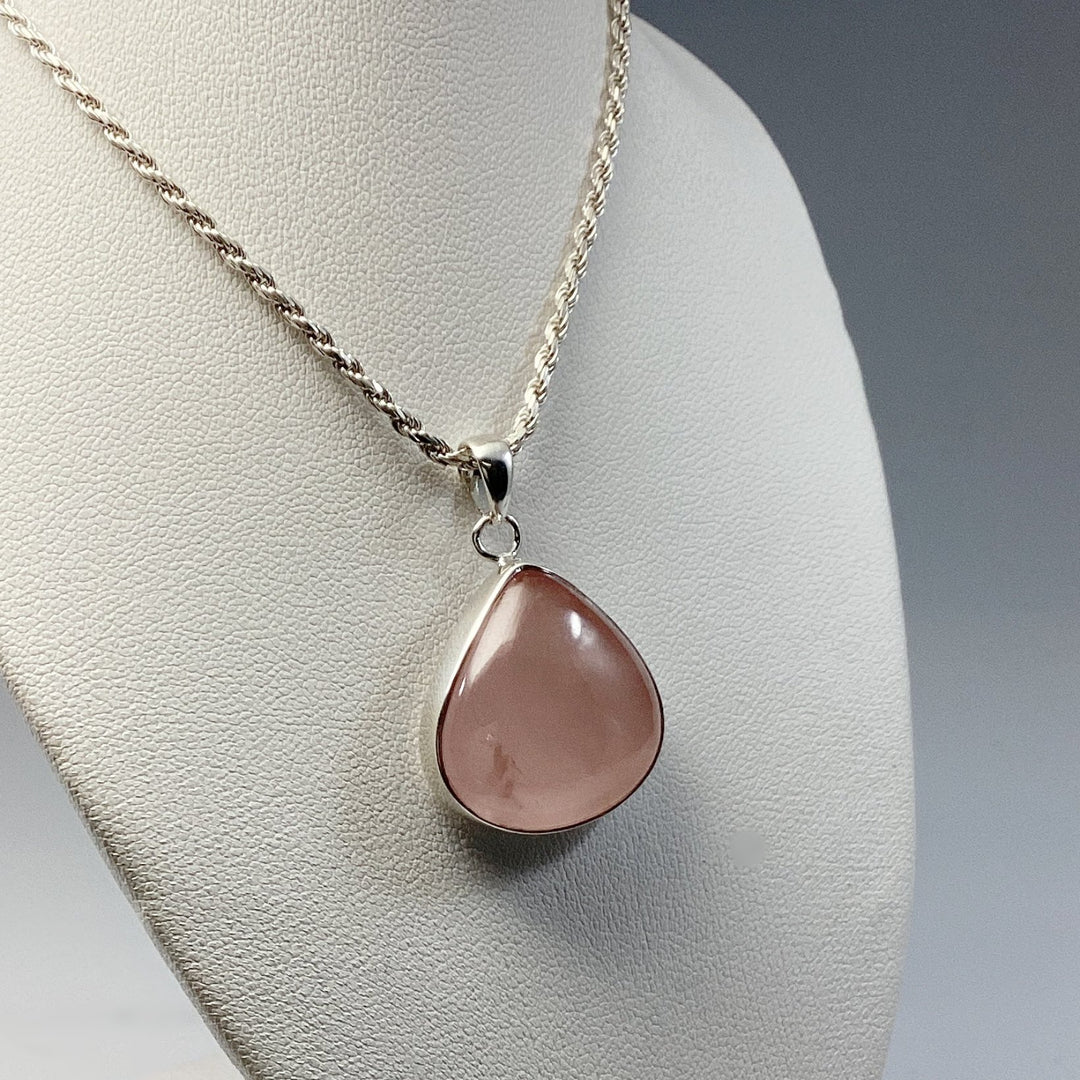 Rose Quartz Pendant - Rocks and Gems Canada