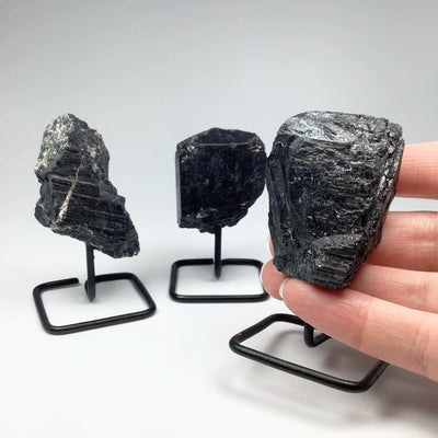 Black Tourmaline on Stand at $29 Each