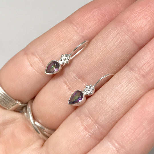 Mystic Topaz Dangle Earrings - Rocks and Gems Canada