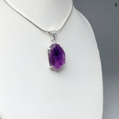 Raw Amethyst Pendant at $125 Each