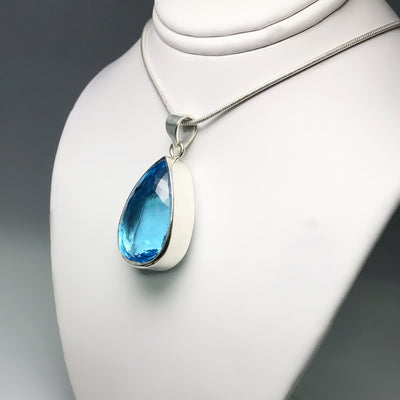 London Blue Topaz Pendant