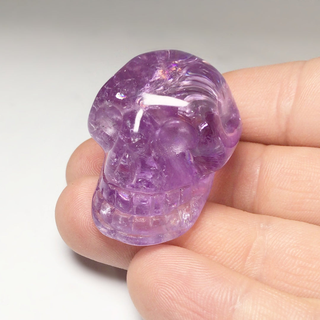 Carved Amethyst Crystal Skull - Rocks and Gems Canada