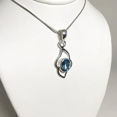 Blue Topaz Pendant