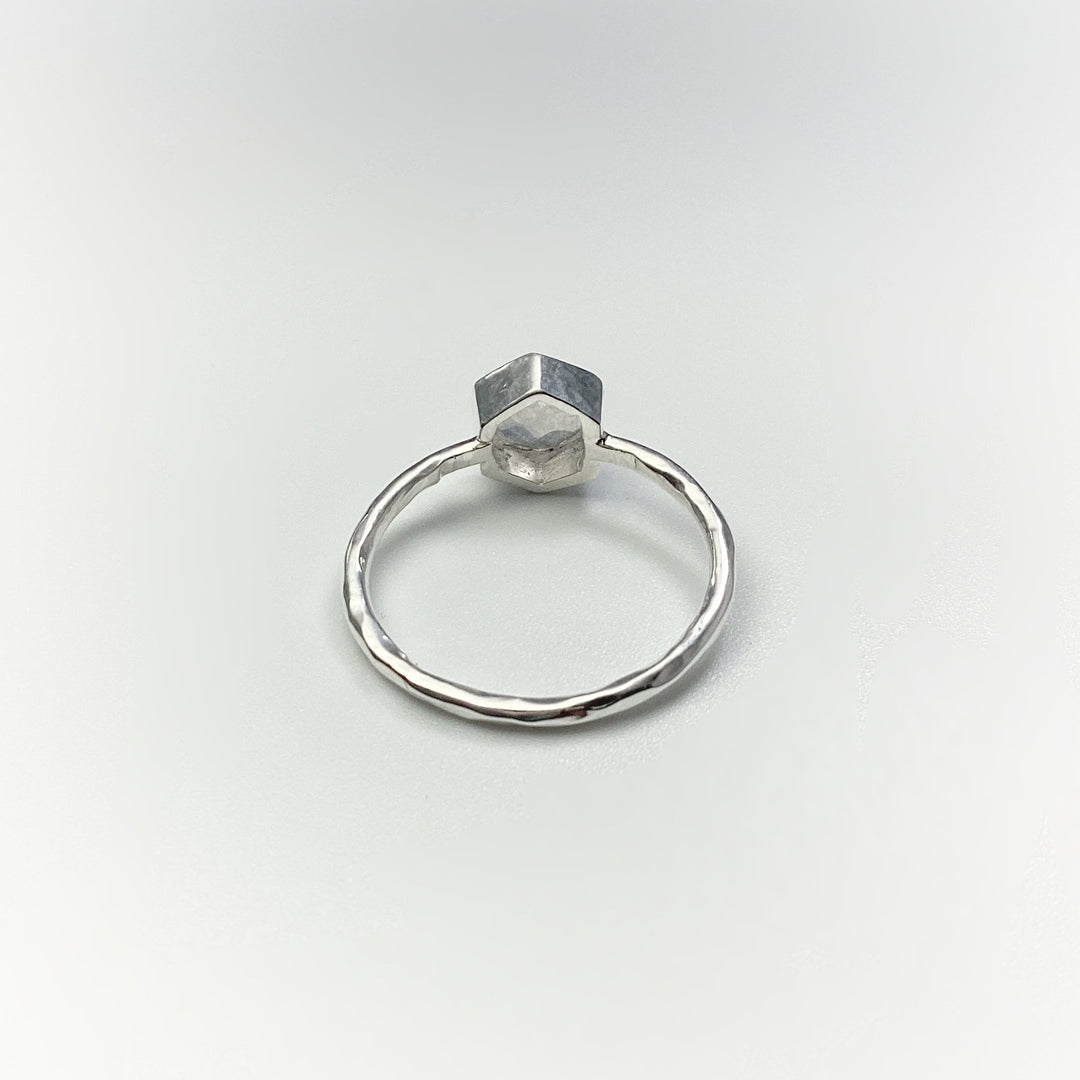 Rainbow Moonstone Ring - Rocks and Gems Canada