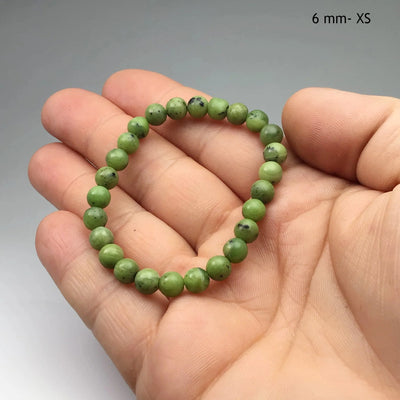 Canadian Jade Beaded Bracelet