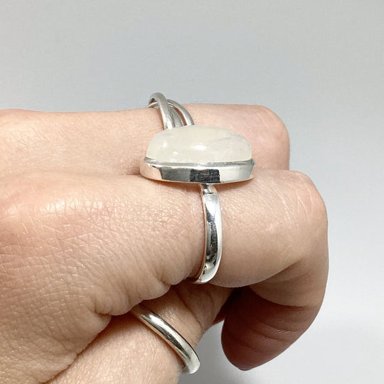 Rainbow Moonstone Ring - Size 7 - Rocks and Gems Canada