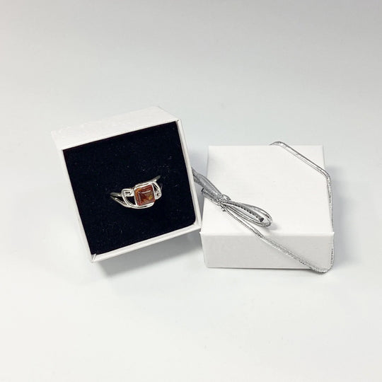 Cognac Amber Ring - Rocks and Gems Canada