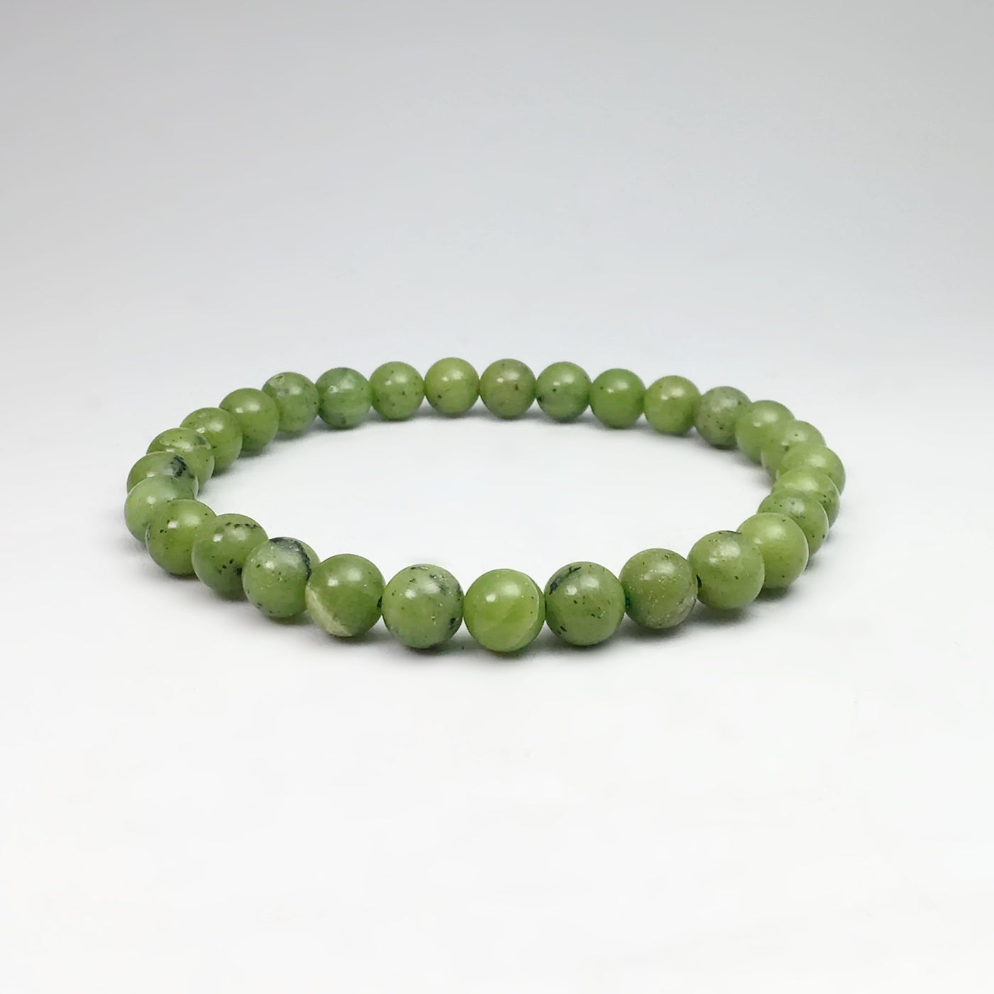 Canadian Jade Beaded Bracelet