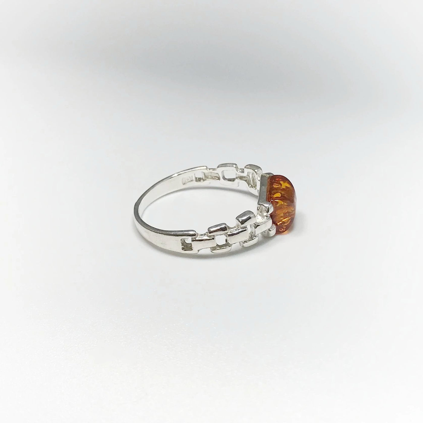 Cognac Amber Ring