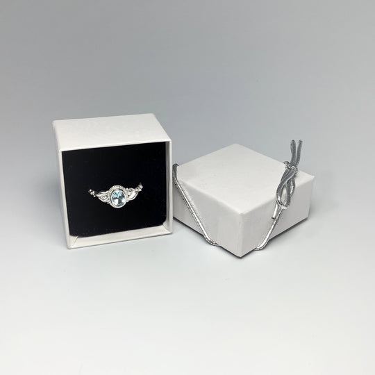 Blue Topaz Ring - Rocks and Gems Canada