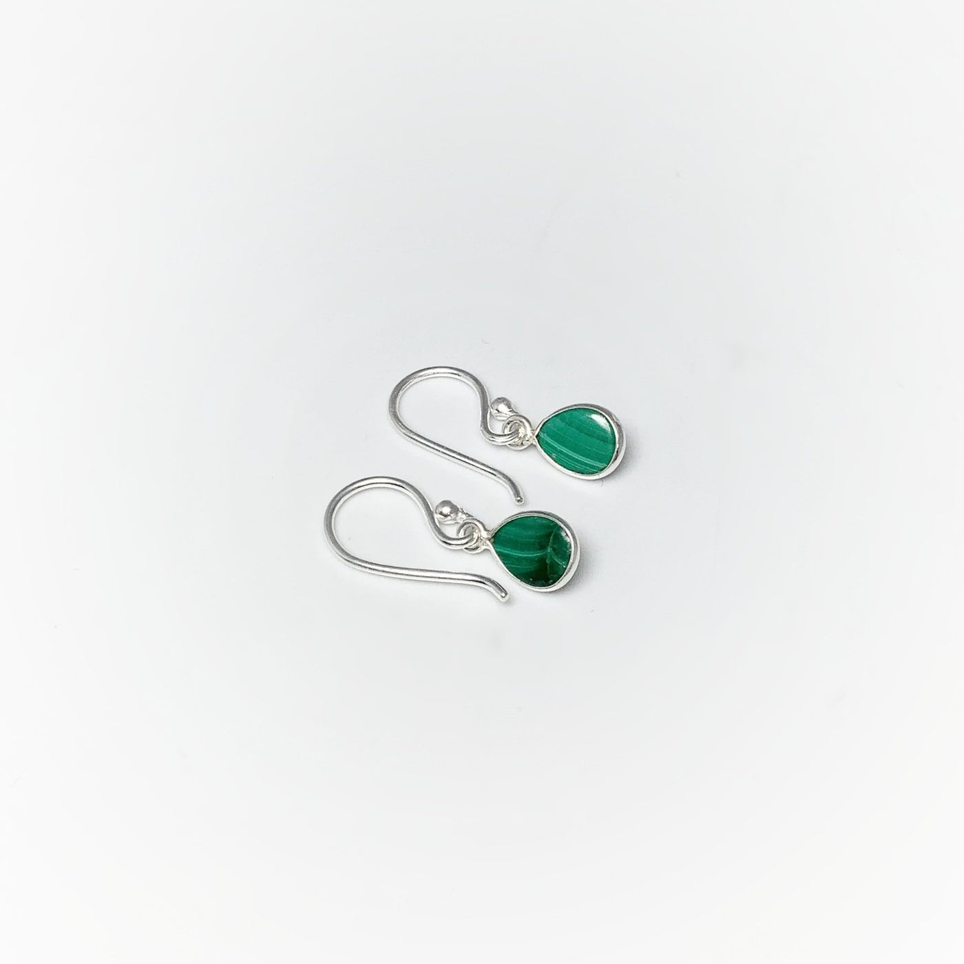 Malachite Dangle Earrings