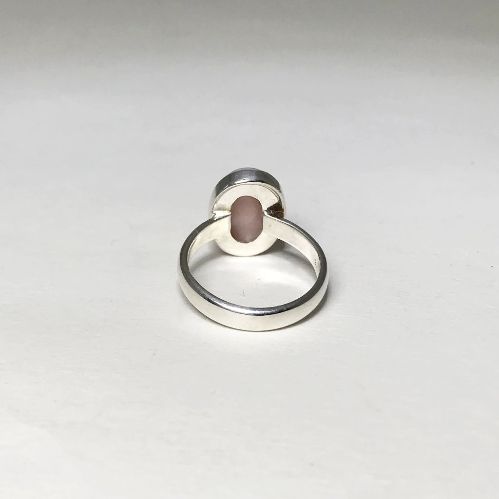 Pink Peruvian Opal Ring - Rocks and Gems Canada