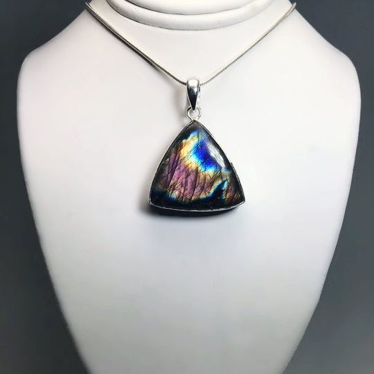 Purple Labradorite Pendant - Rocks and Gems Canada