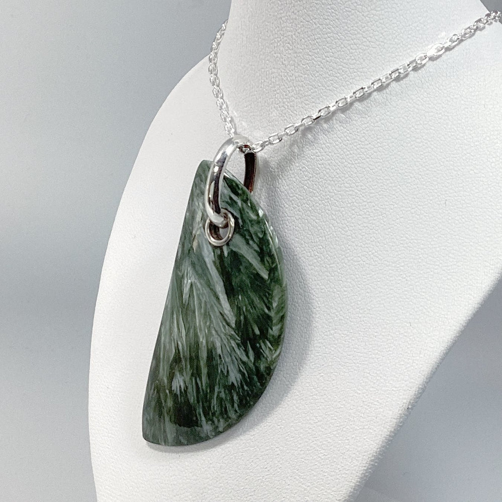 Seraphenite Pendant - Rocks and Gems Canada